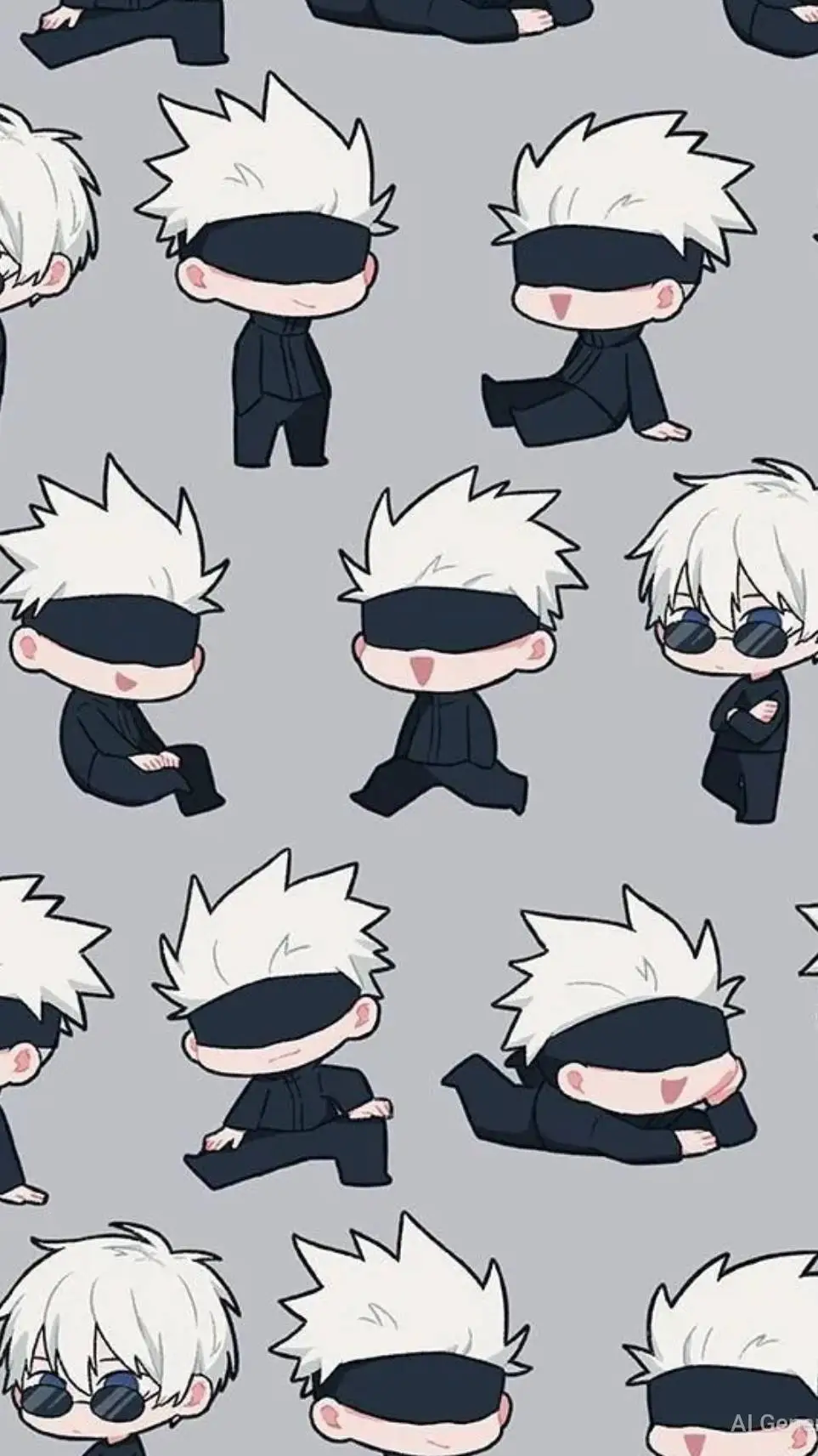 ai character: jjk sleepover background