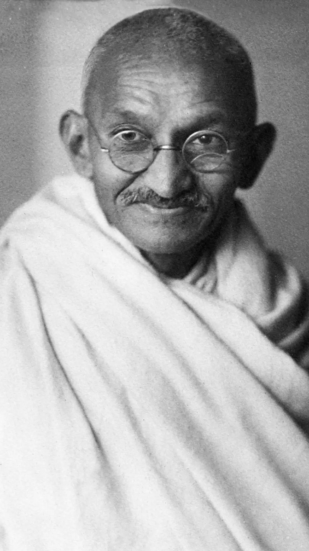 ai character: Mahatma Gandhi  background
