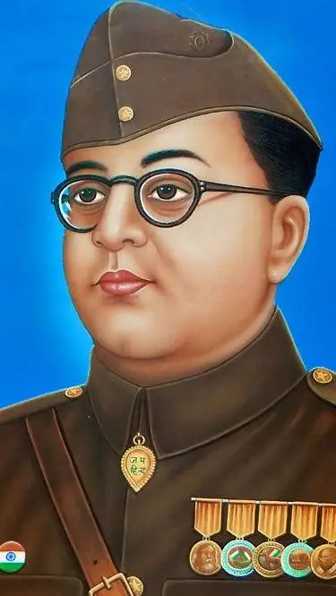 ai character: Netaji Subhas Bose background
