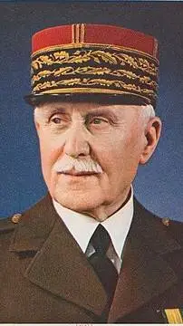 ai character: Philippe Pétain  background