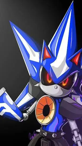 ai character: NEO METAL SONIC background