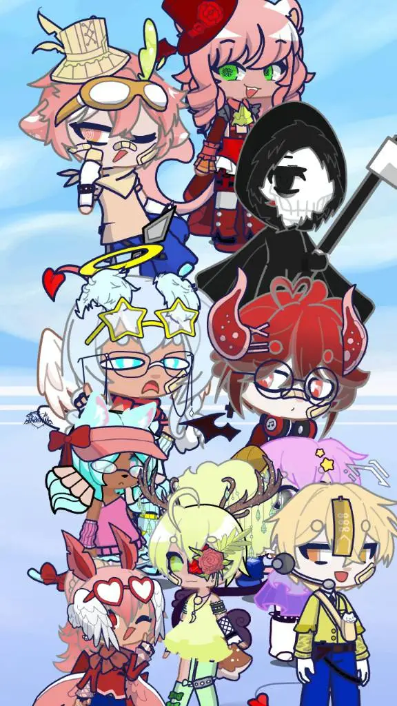 ai character: Gacha OC's  background