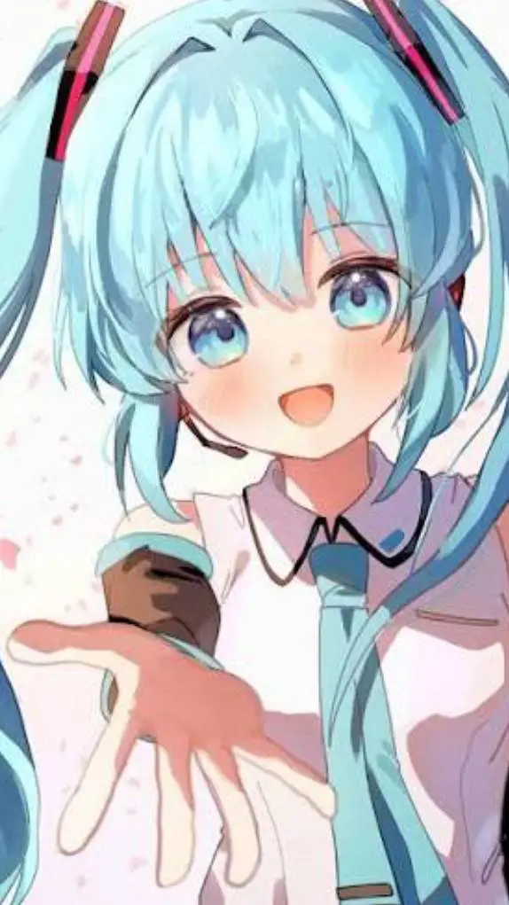 ai character: Hatsune Miku  background