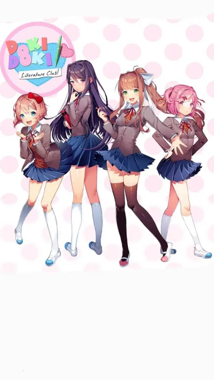 ai character: 💕DDLC📚 background