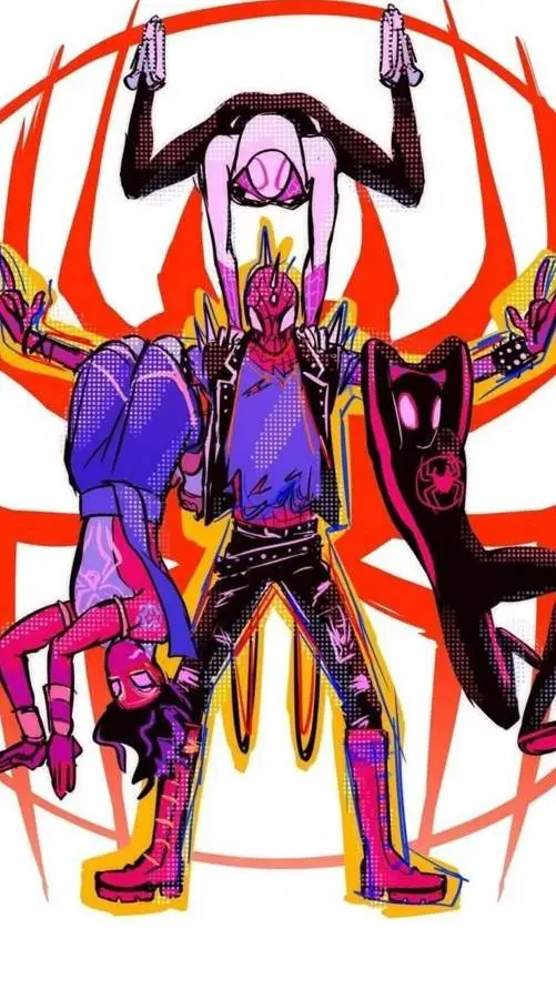ai character: spiderman background