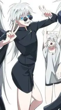 ai character: fem Gojo!  background