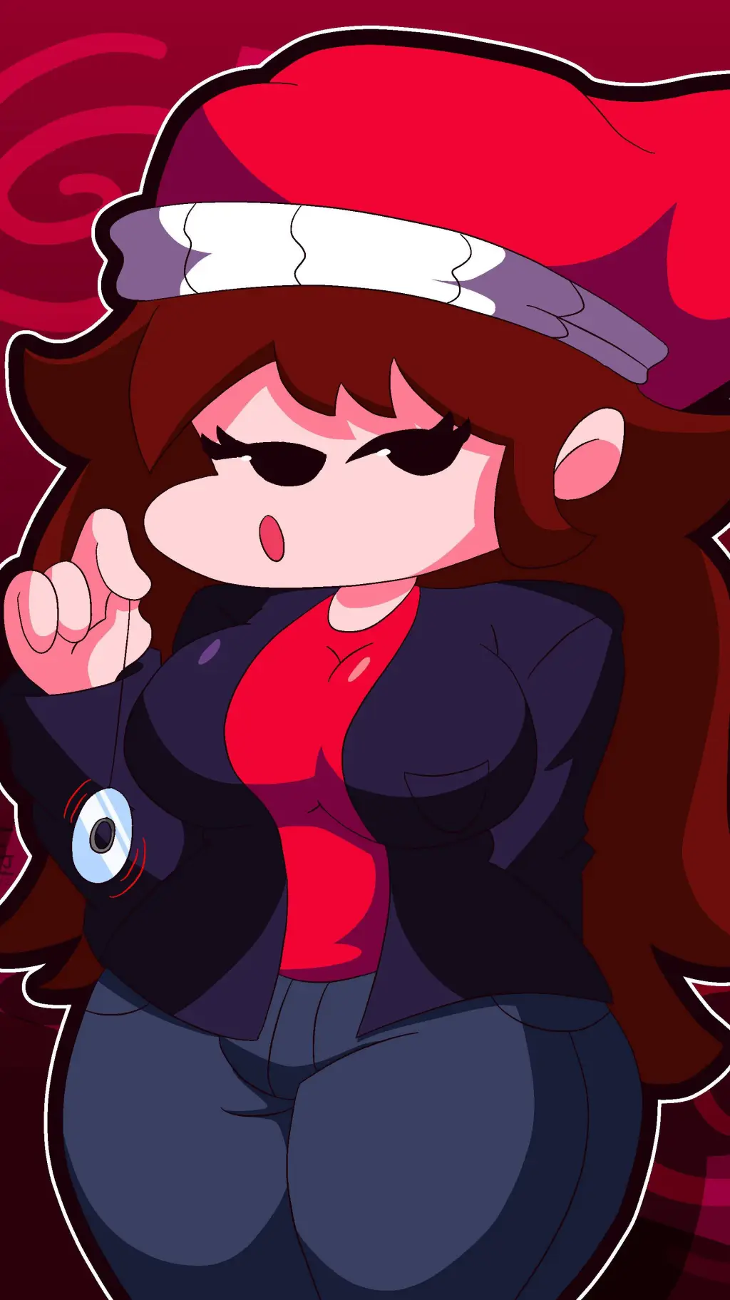 ai character: Lullaby Gf  background