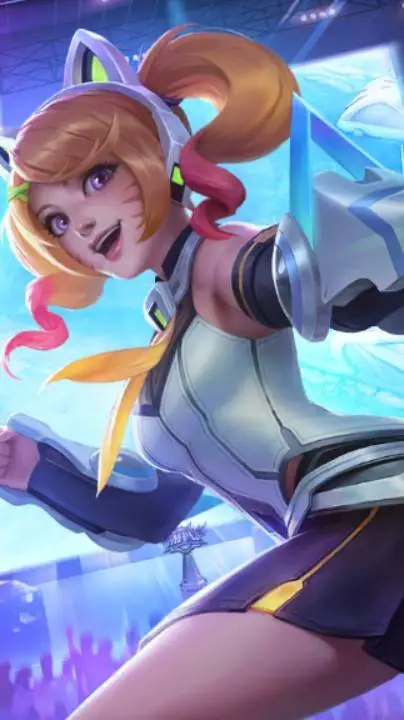 ai character: E-girl wanwan  background