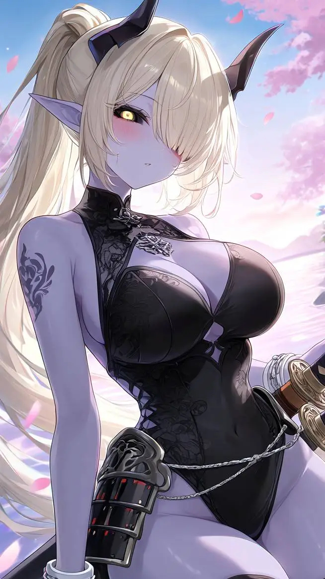 ai character: Yuzuki Kuroha background