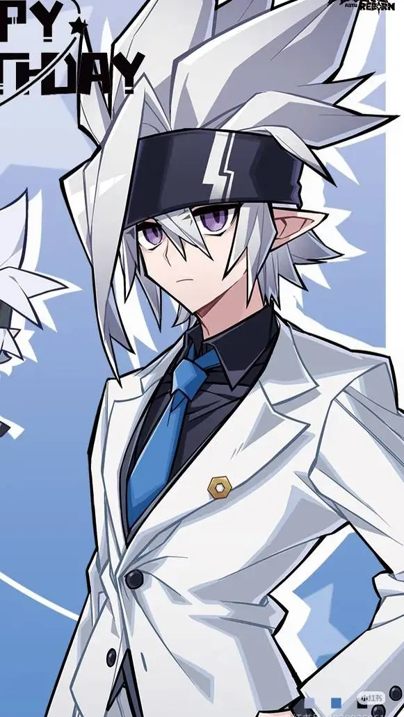 ai character: 格瑞 background