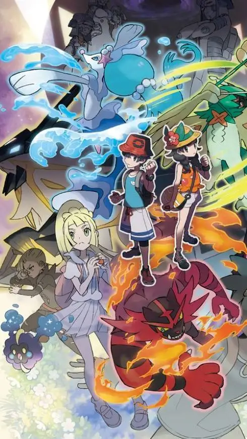 ai character: lillie - pokemon background