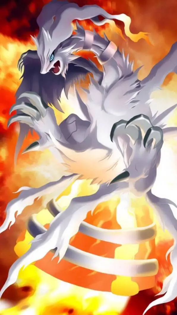 ai character: Reshiram (2.0) background