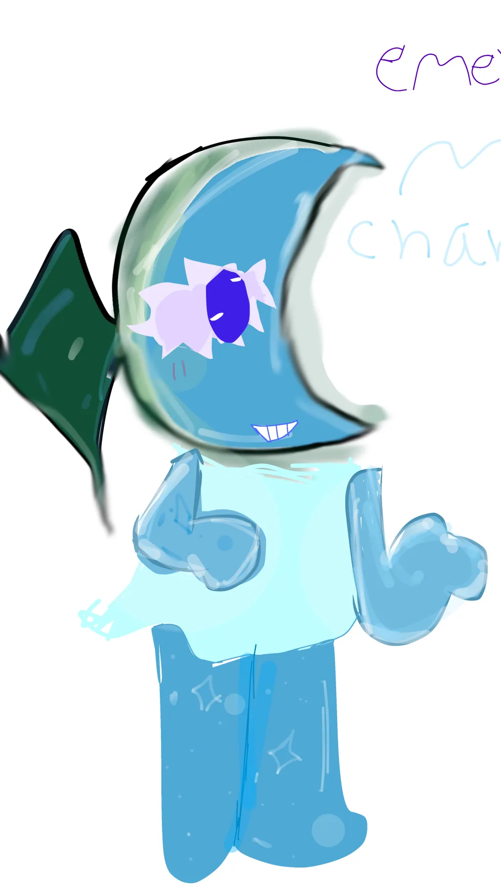 ai character: Emerald  background
