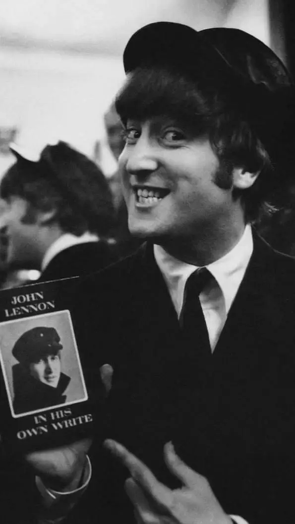 ai character: John Lennon background