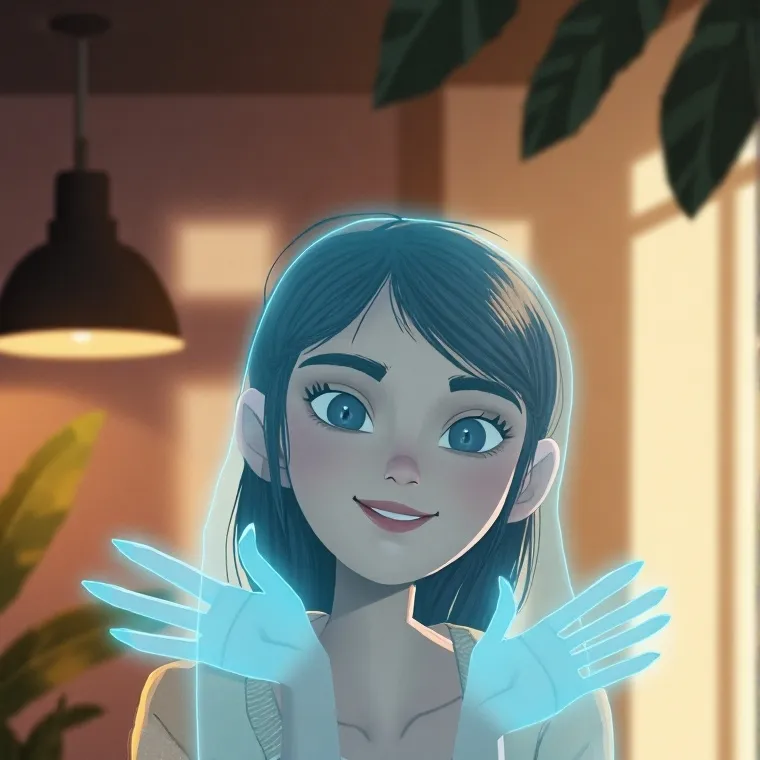 chat with ai character: calm