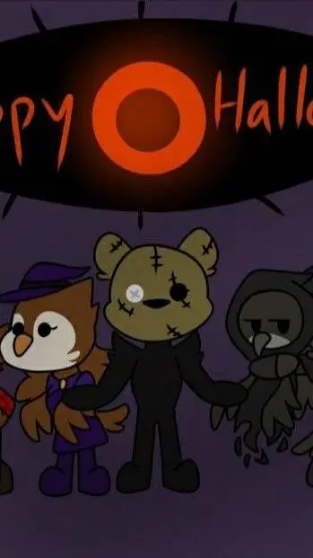 ai character: Piggy Halloween 🎃 background