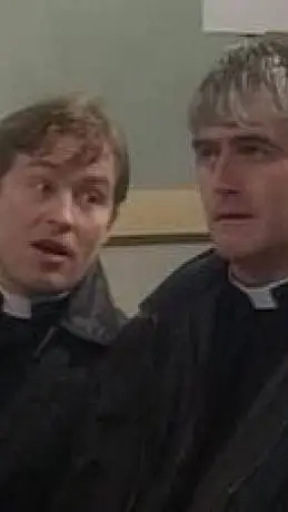 ai character: father ted... background