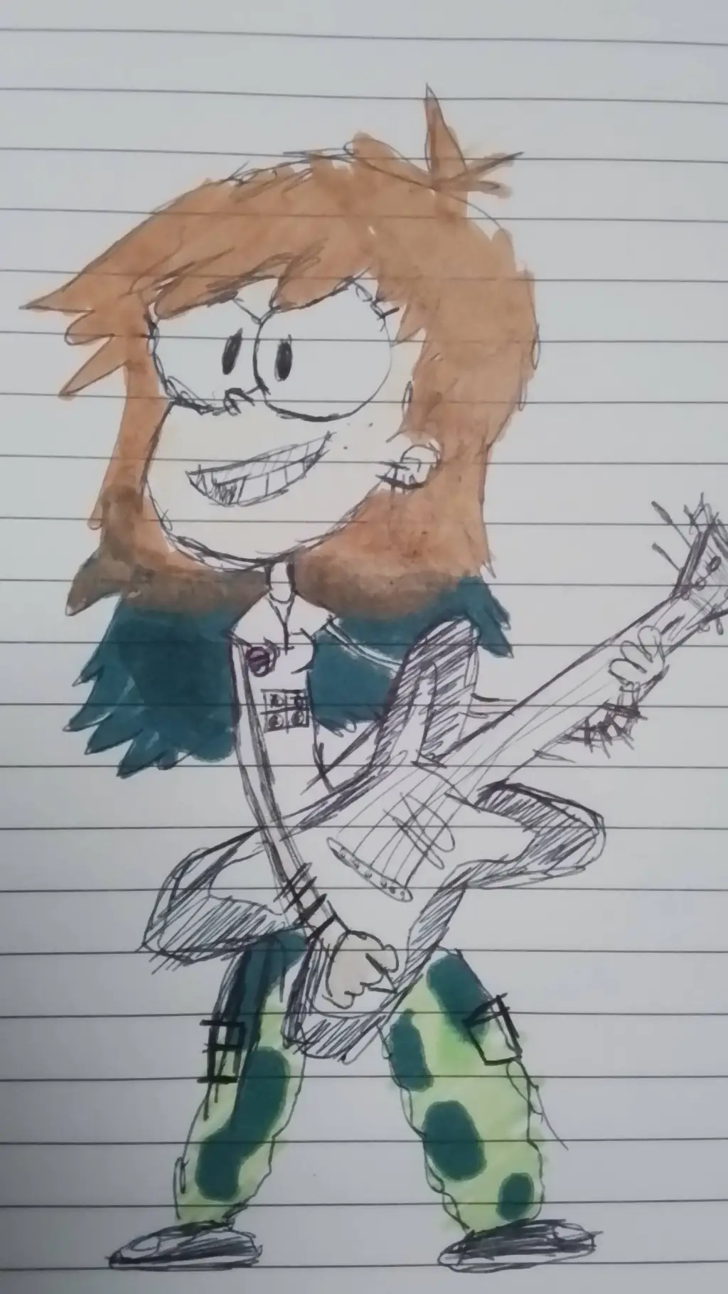 ai character: lincoln loud  background