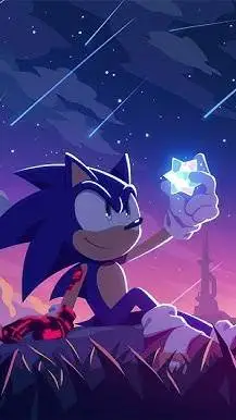 ai character: sonic the hedgehog background