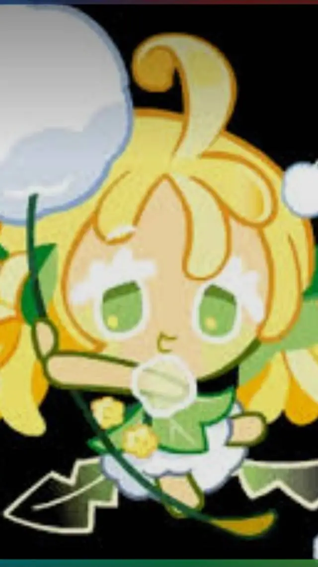 ai character: Dandelion fairy  background