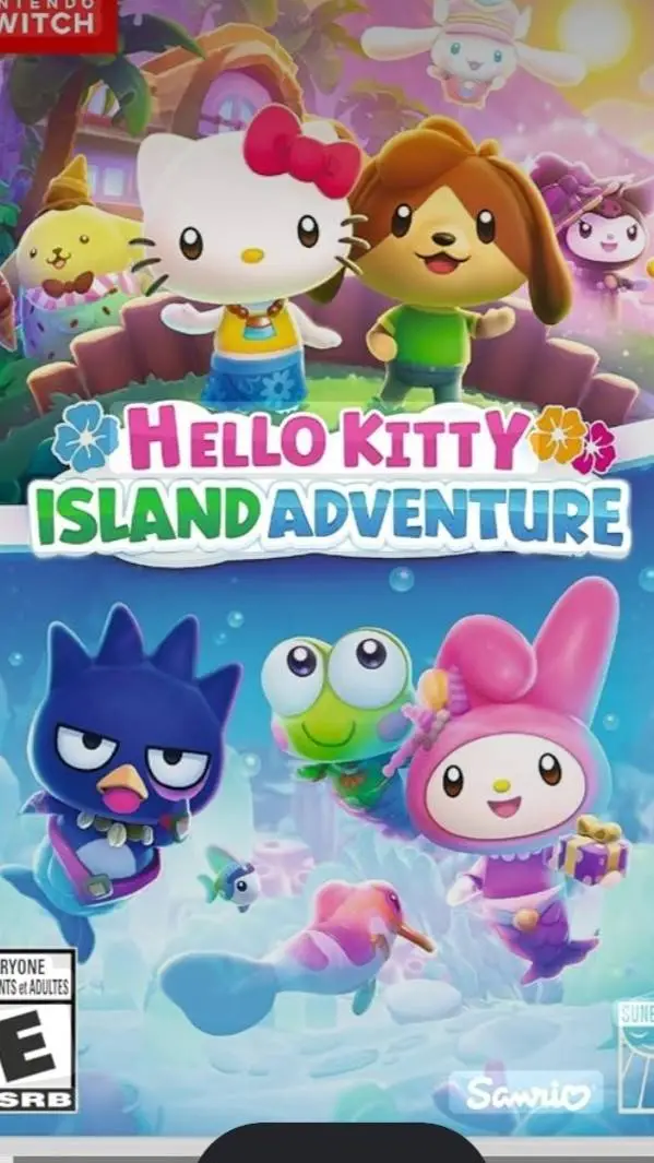ai character: Hello kitty island background