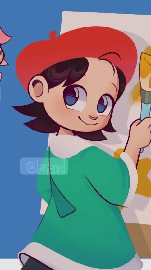 ai character: Adeleine & Ribbon  background
