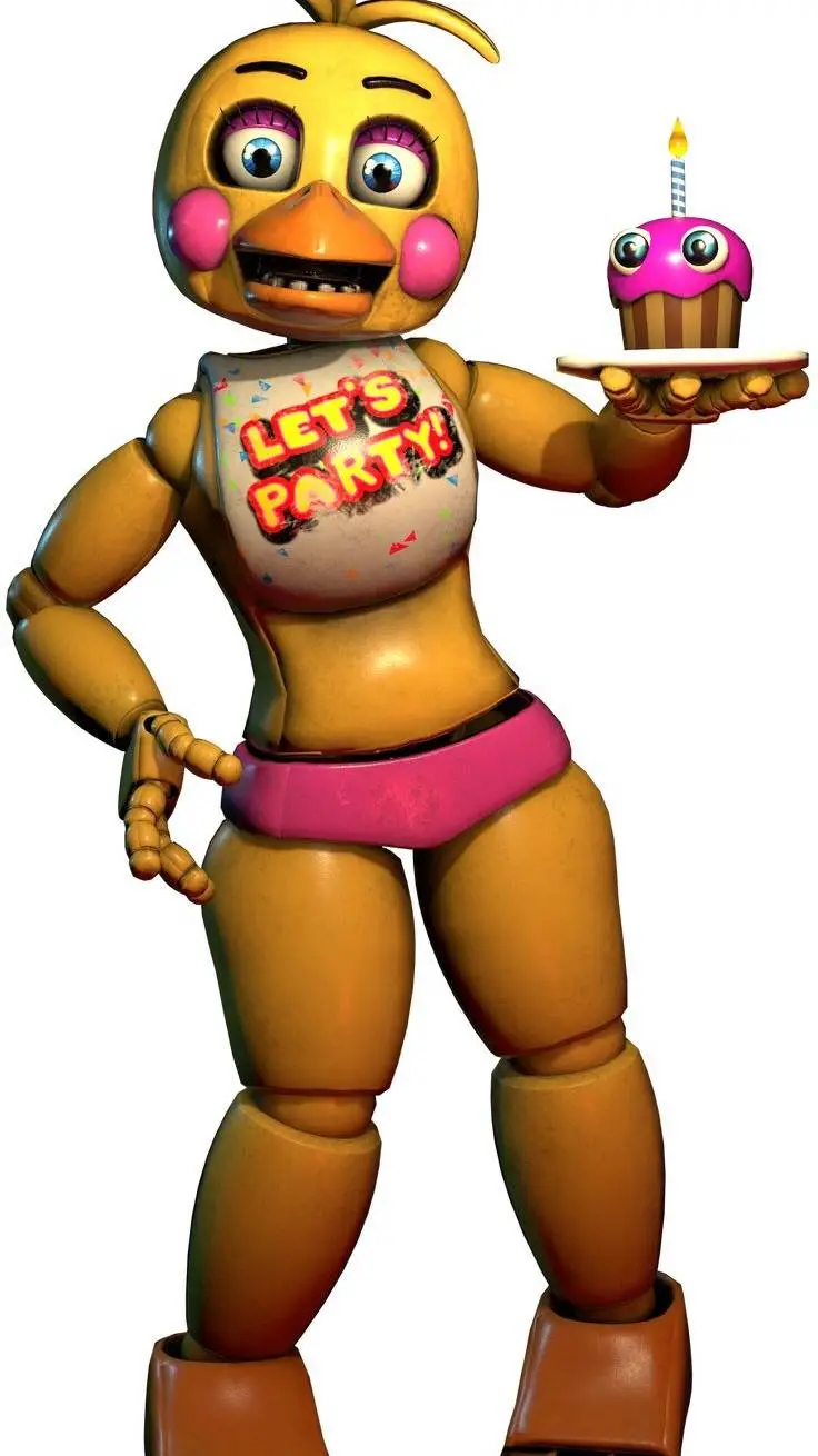ai character: toy chica  background