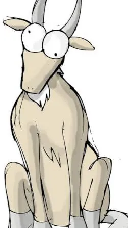 ai character: Mountain Goat background