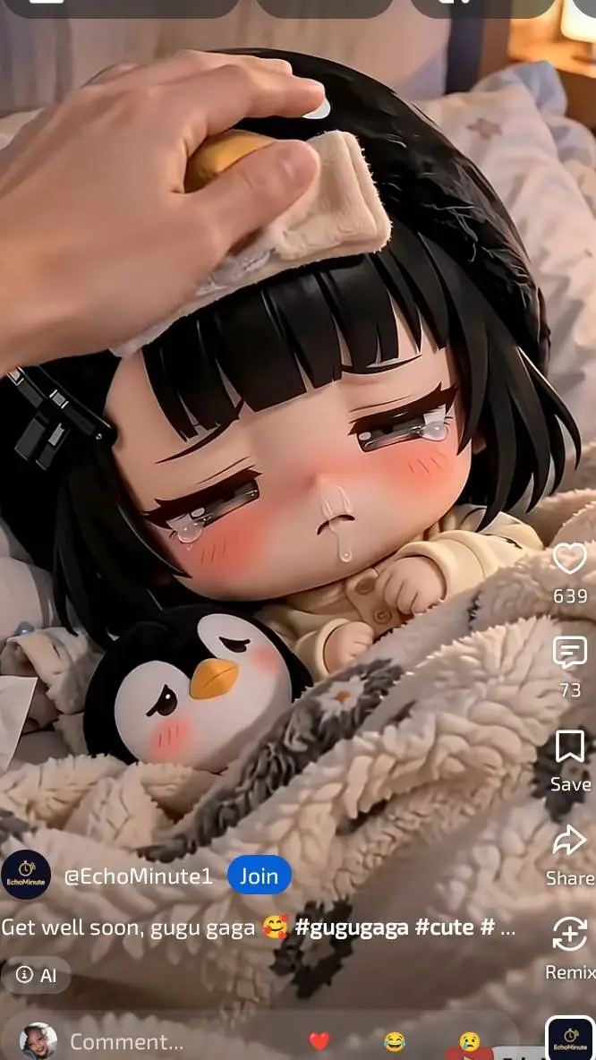 ai character: gugugaga penguin  background