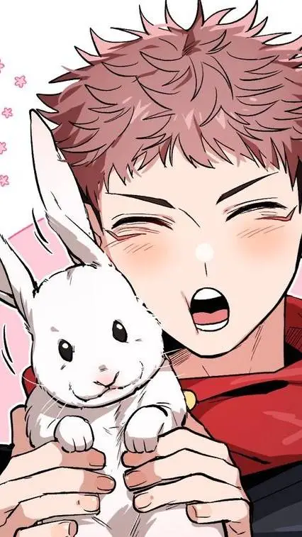 ai character: Yuji easter background