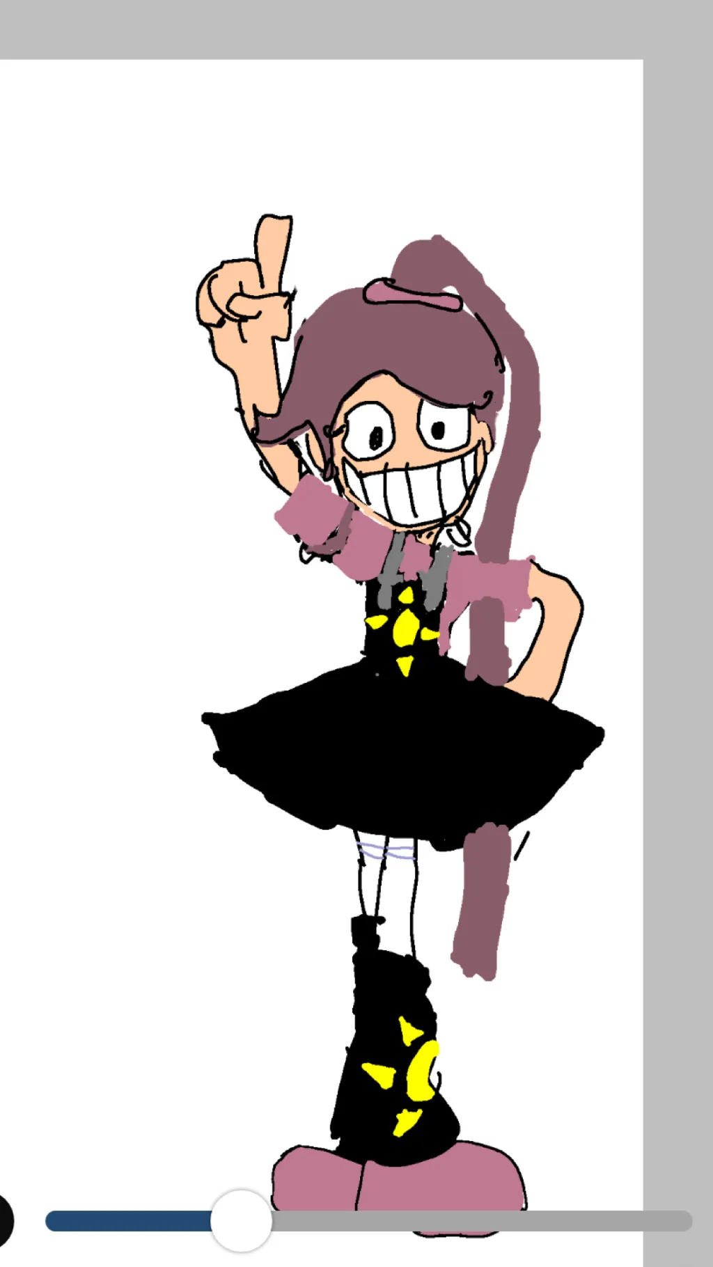 ai character: Millie (ppt of) background