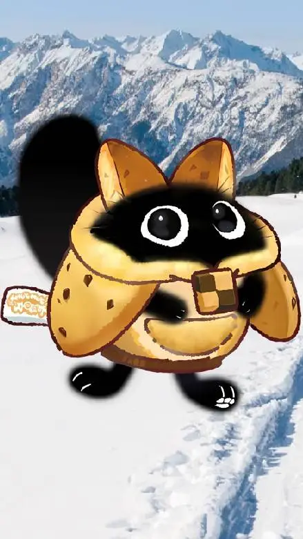 ai character: super cookie yummy background