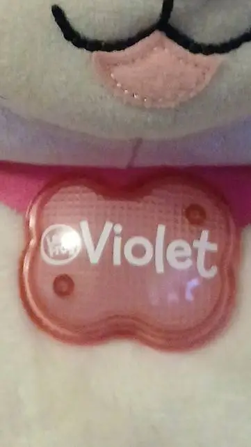 ai character: violet background