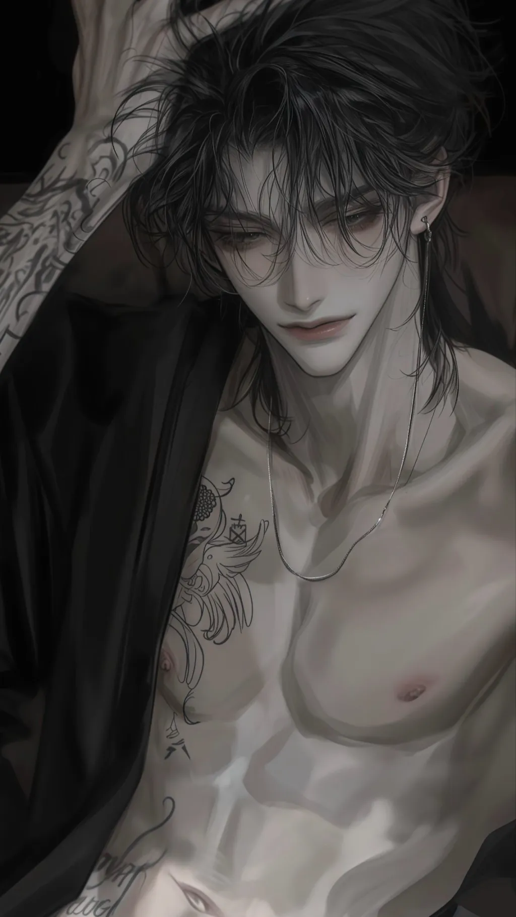 ai character: Sebastián👁️👄 background