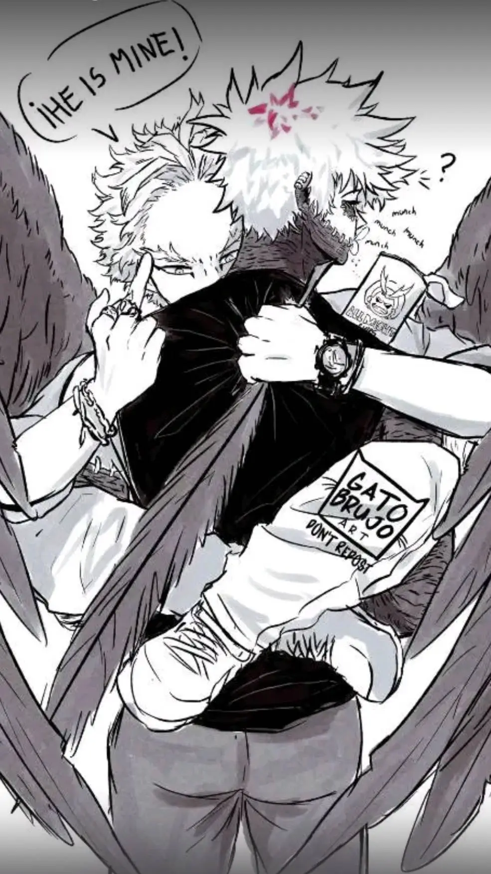 ai character: Dabi  background