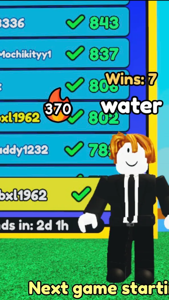 ai character: water background