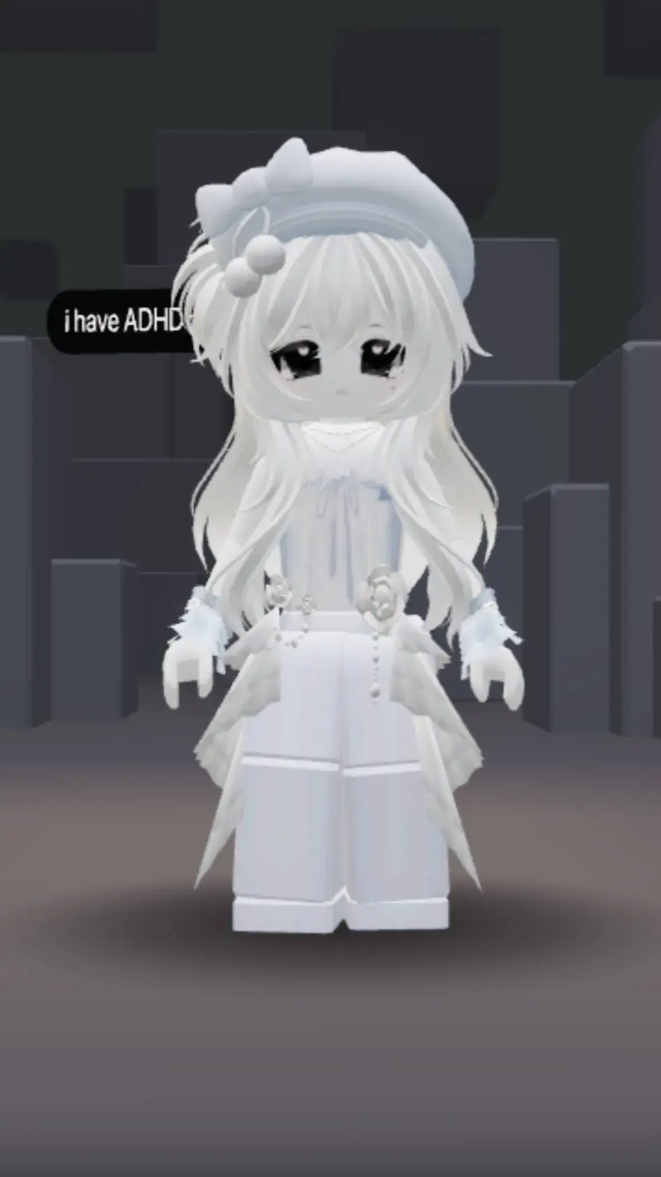 ai character: GIVE ME FING IDIAS background