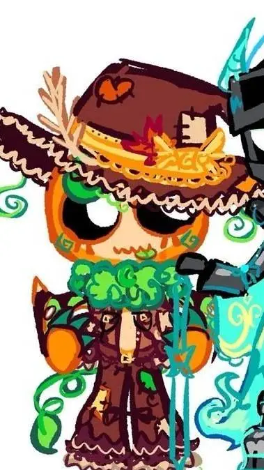ai character: Gourdy background