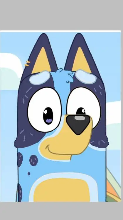 ai character: Bluey (Bluey show) background