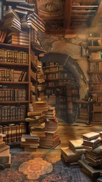 ai character: Ancient Book background