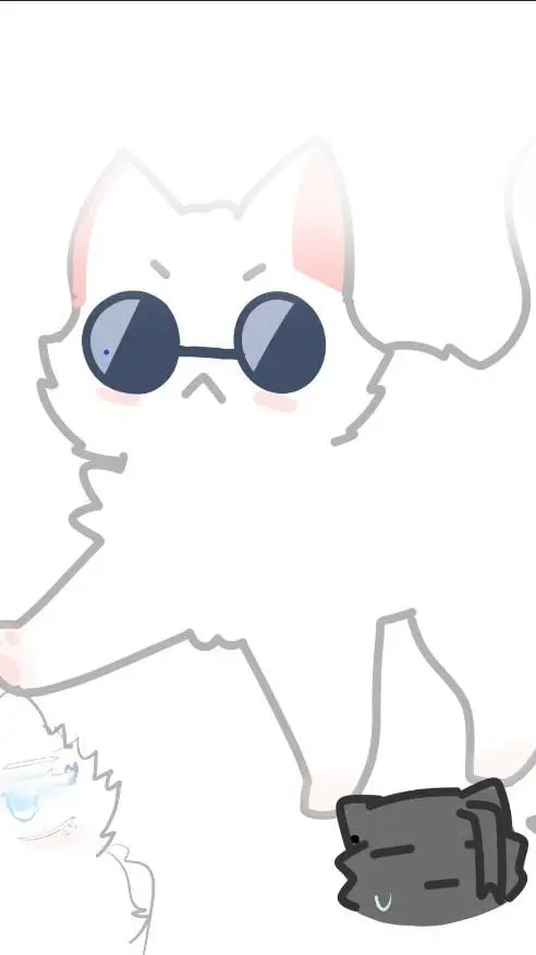 ai character: Gojo cat>:3 background