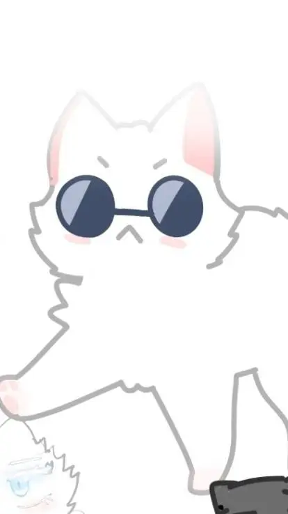 ai character: Gojo cat>:3 background