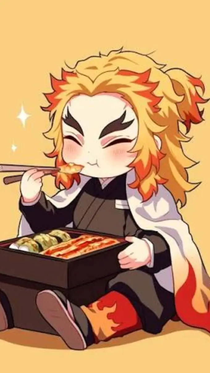 ai character: Rengoku 🍩 background