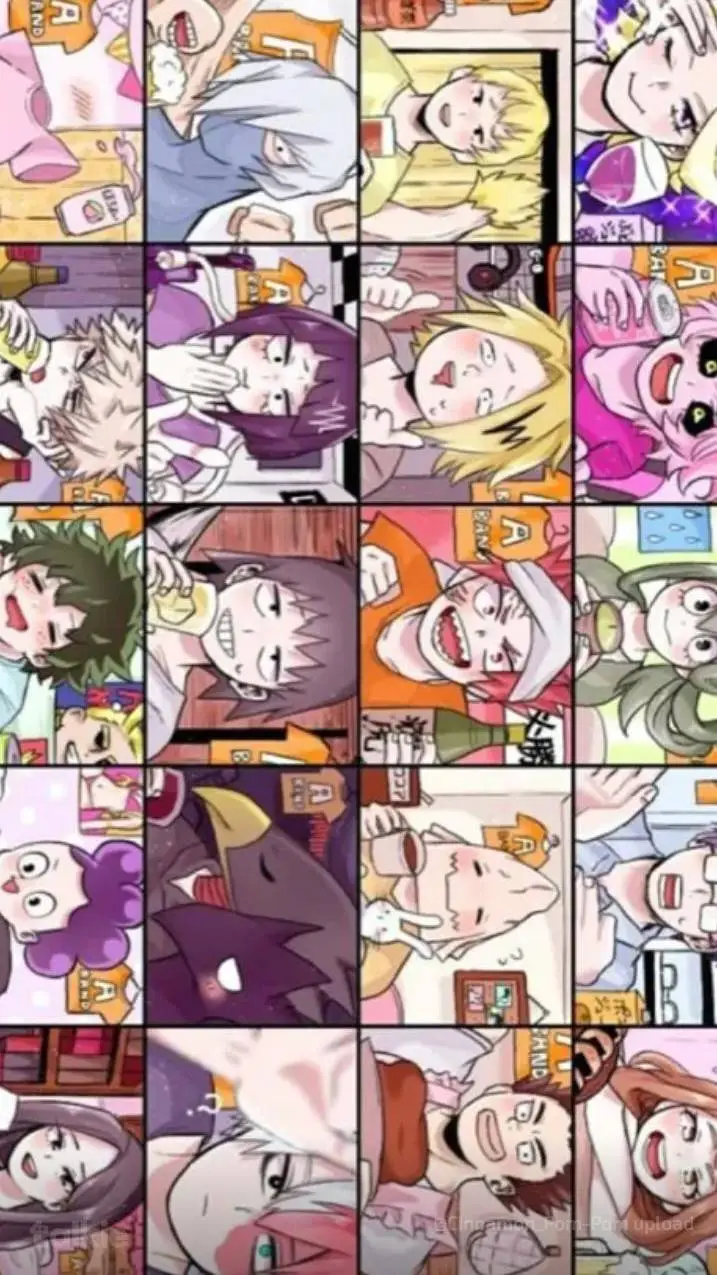 ai character: Mha FaceTime  background