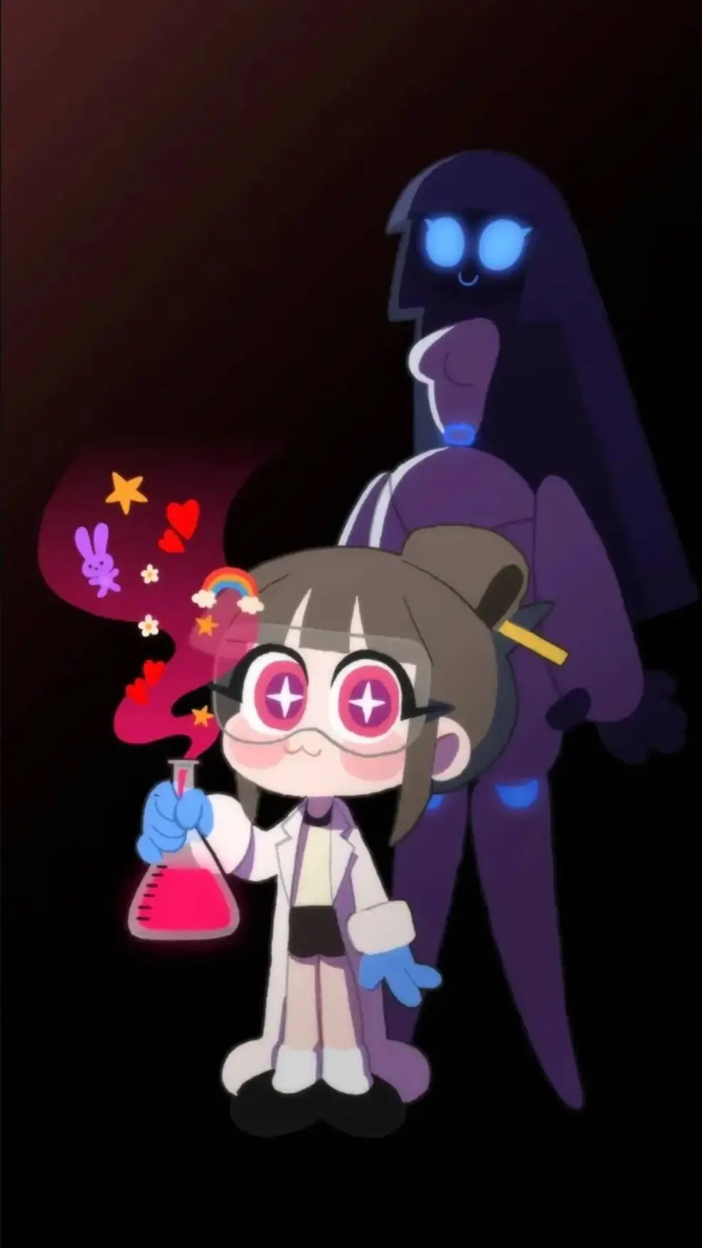 ai character: pochi  background