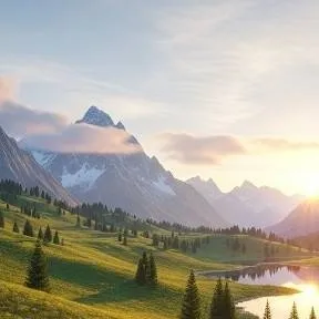 chat with ai character: magical lake 