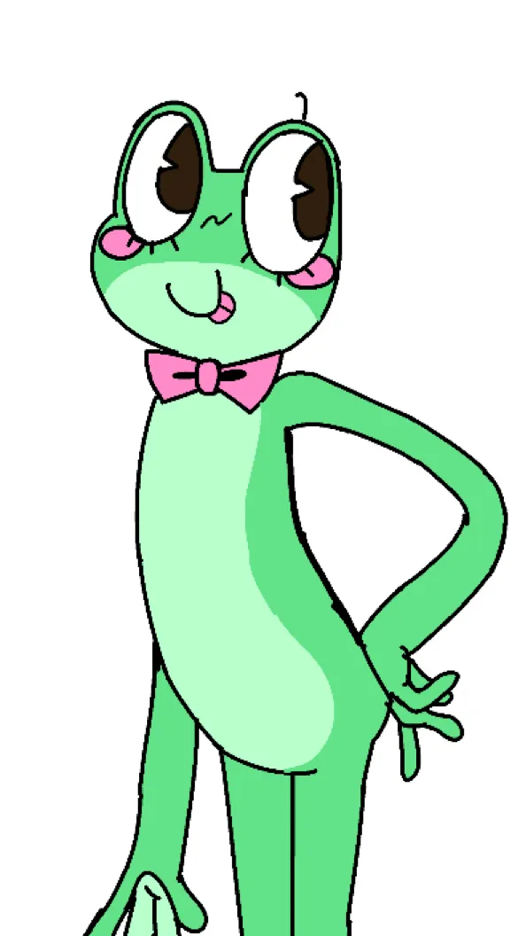 ai character: 🐸ribbit🐸 background