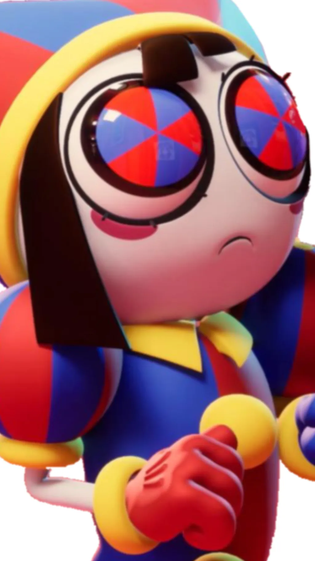 ai character: ❤️Pomni💙 background