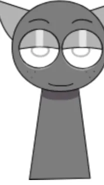 ai character: 2p gray background