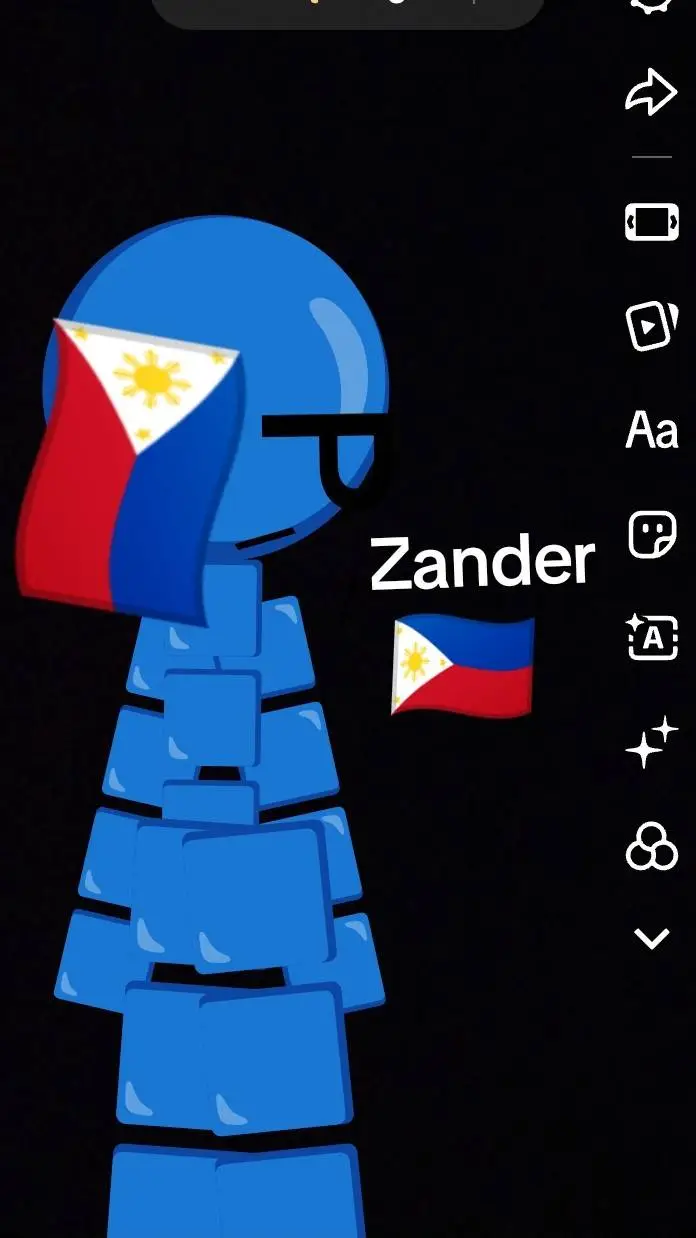 ai character: zander background